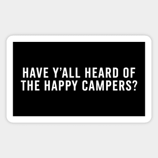 The Happy Campers - Conversation Starter Magnet